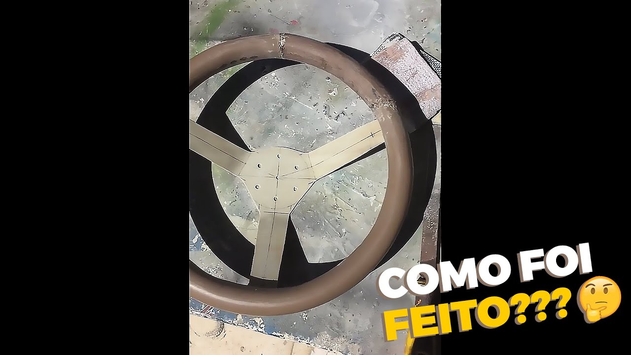 COMO FOI FEITO O VOLANTE CASEIRO DE PVC?!?