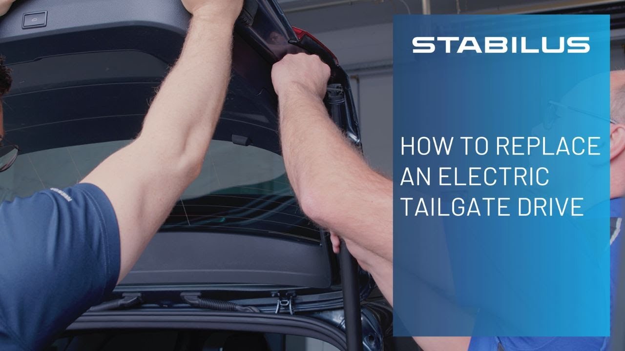 How to replace our electromechanical drive &ndash; POWERISE &ndash; in the tailgate