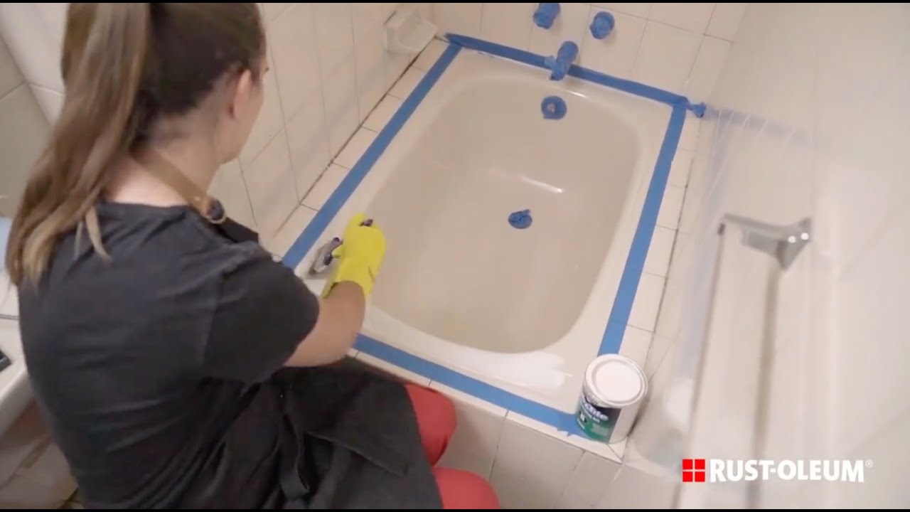 Como pintar una tina o bañera