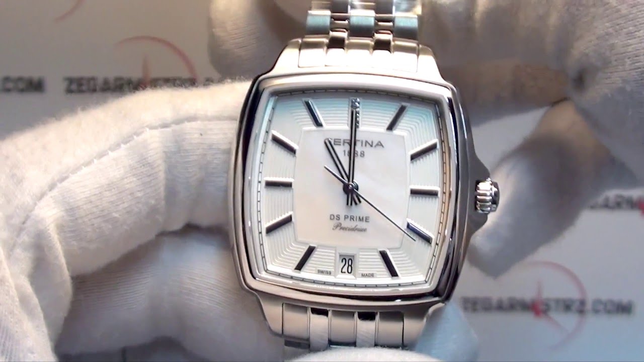 Certina DS Prime Lady Shape Precidrive Diamonds   C028.310.11.116.00   www.zegarmistrz.com