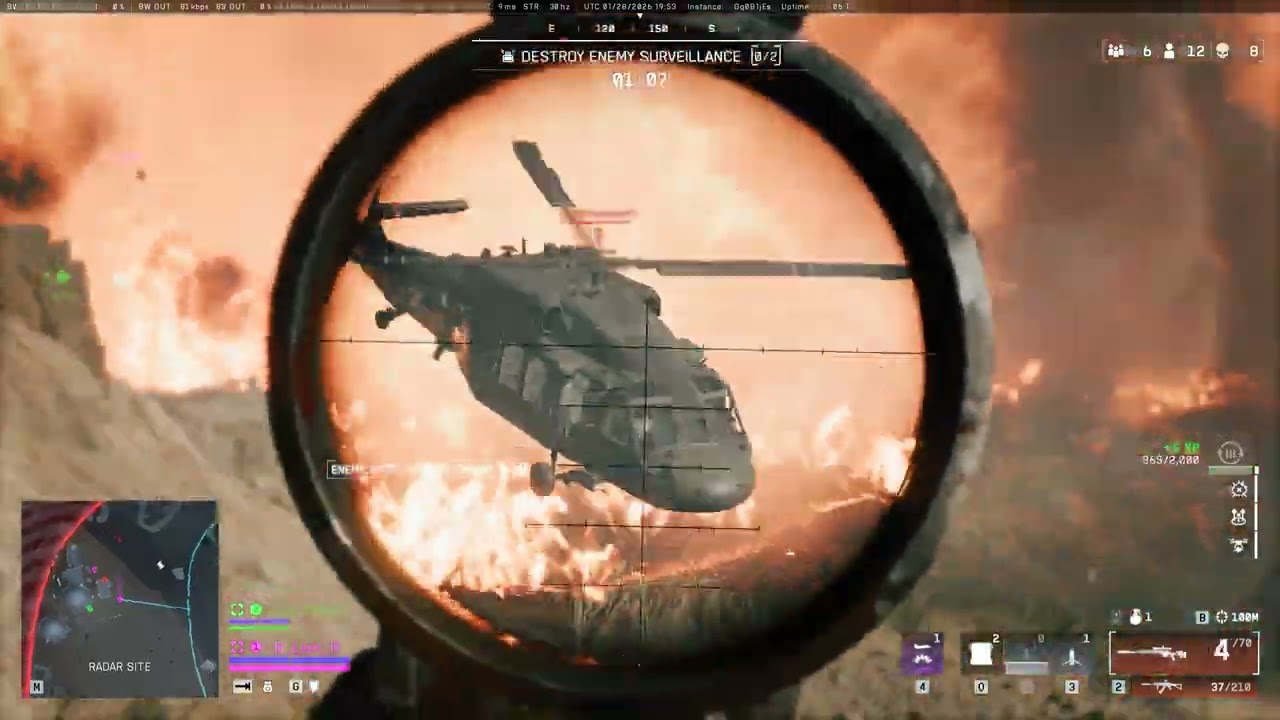 Battlefield 6 REDSEC 🔥| Hunt, Hide, And Strike For The Win 👑 | No Commentary | 4K 144FPS Overkill