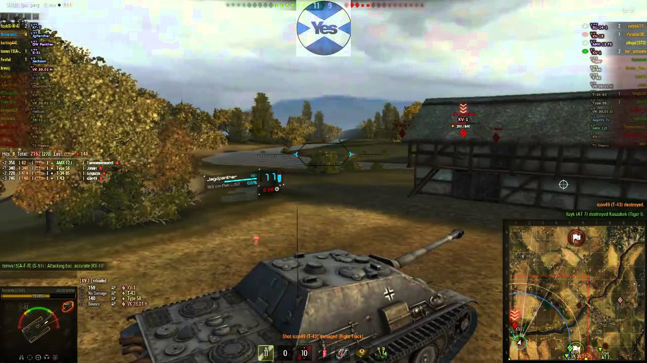 world Of tanks Jagdpanther Ace Tanker  6 kills