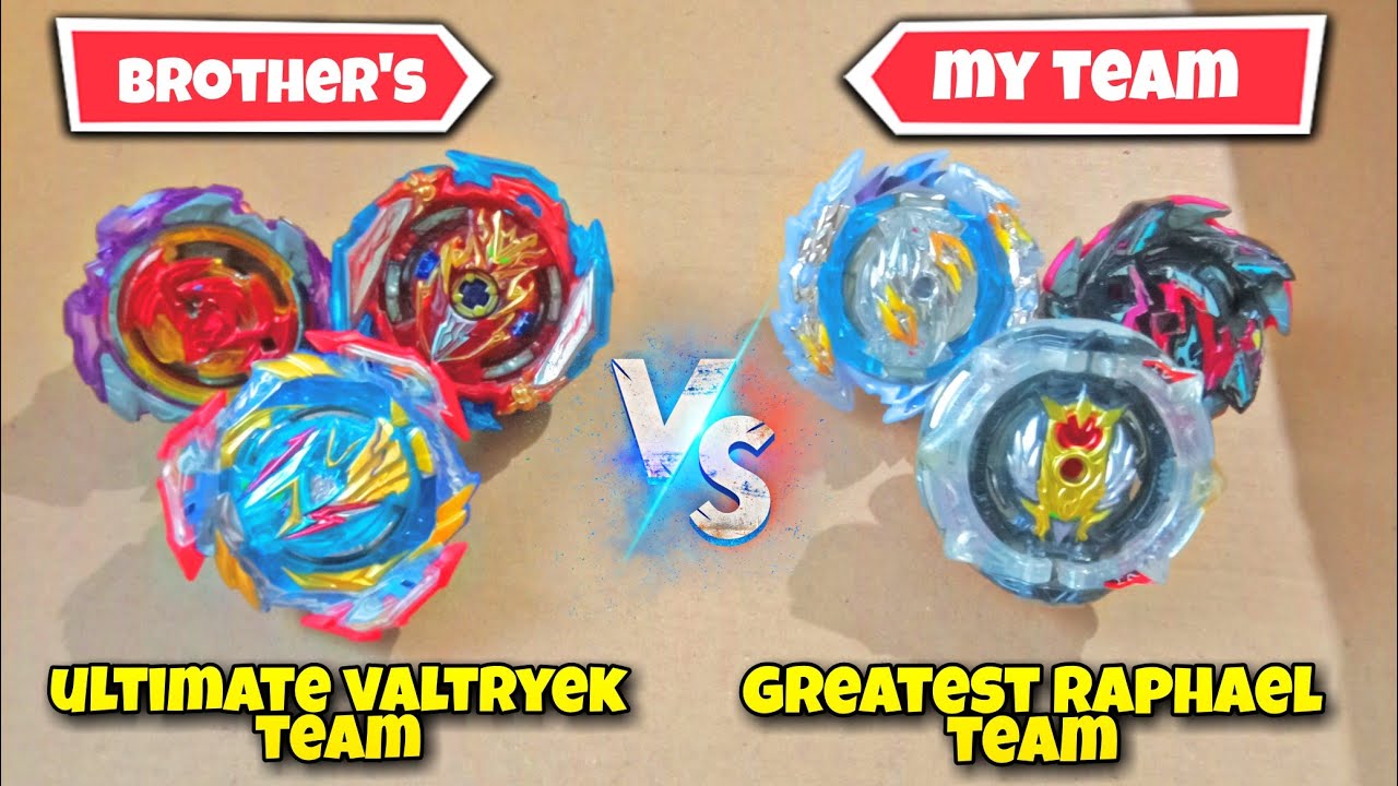 ultimate valtryek team vs greatest raphael team beyblade fight | pocket toon