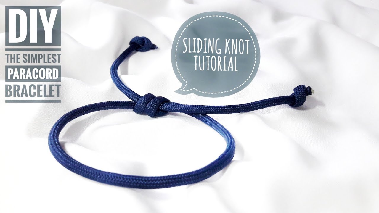 Bracelet Making Tutorial: How To Tie A Bracelet [DIY Basic Paracord Bracelet/ Sliding Knot Tutorial]