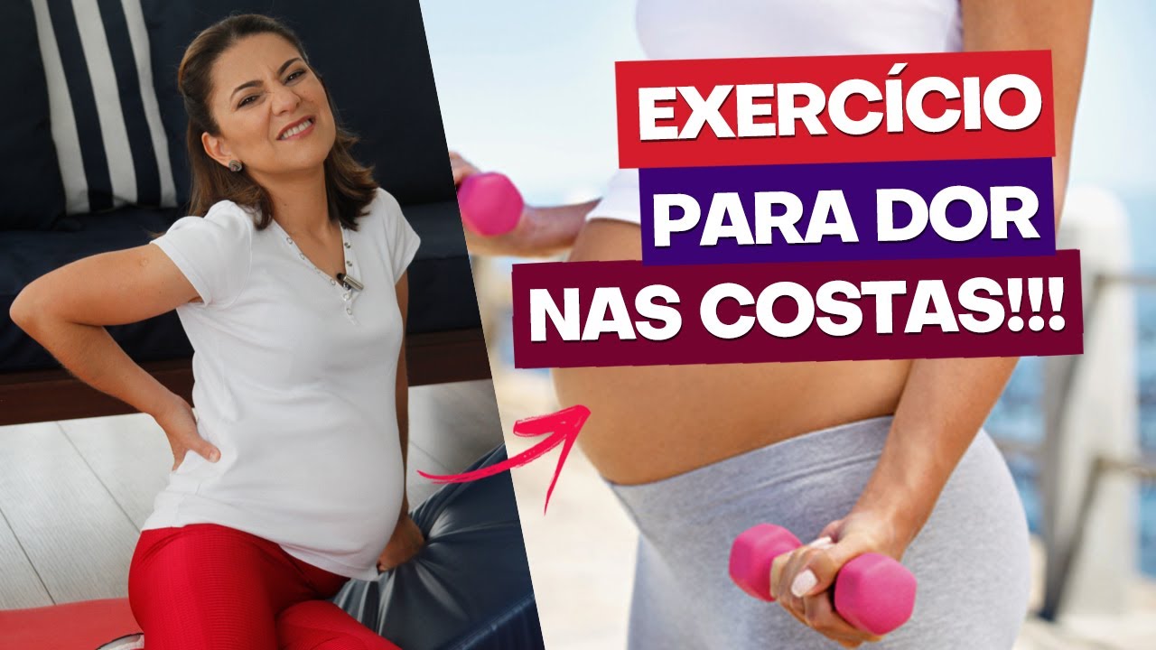 Exercícios para grávidas - dor nas costas