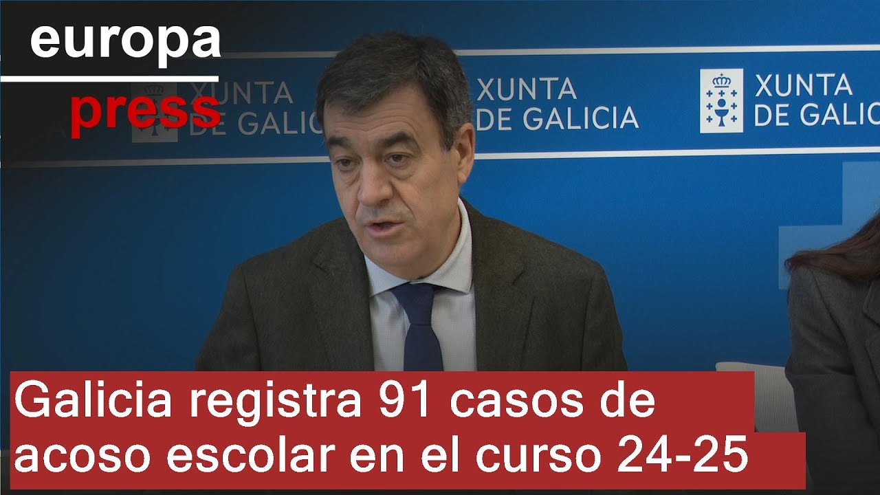 Galicia registra 91 casos de acoso escolar en el curso 24-25, un 68% más que el año anterior