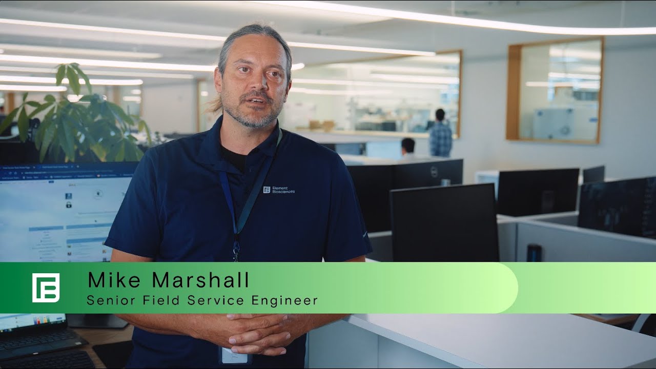 Element Biosciences Customer Support Spotlight: Mike Marshall