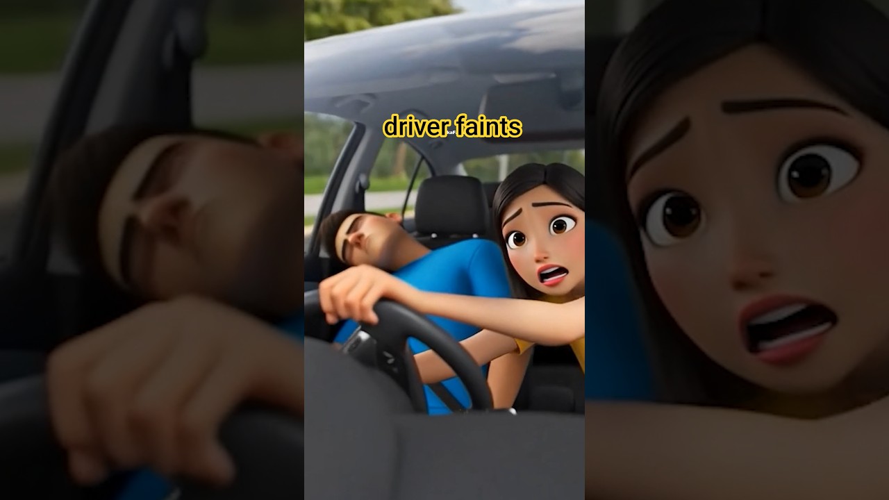 How to Prevent a Crash If the Driver Faints #shorts #carcrash #shortsfeed