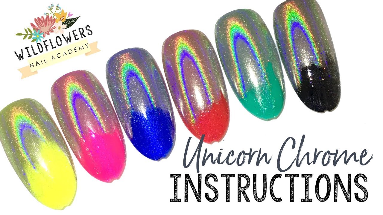UNICORN HOLOGRAM POWDER from Wildflowers Nails
