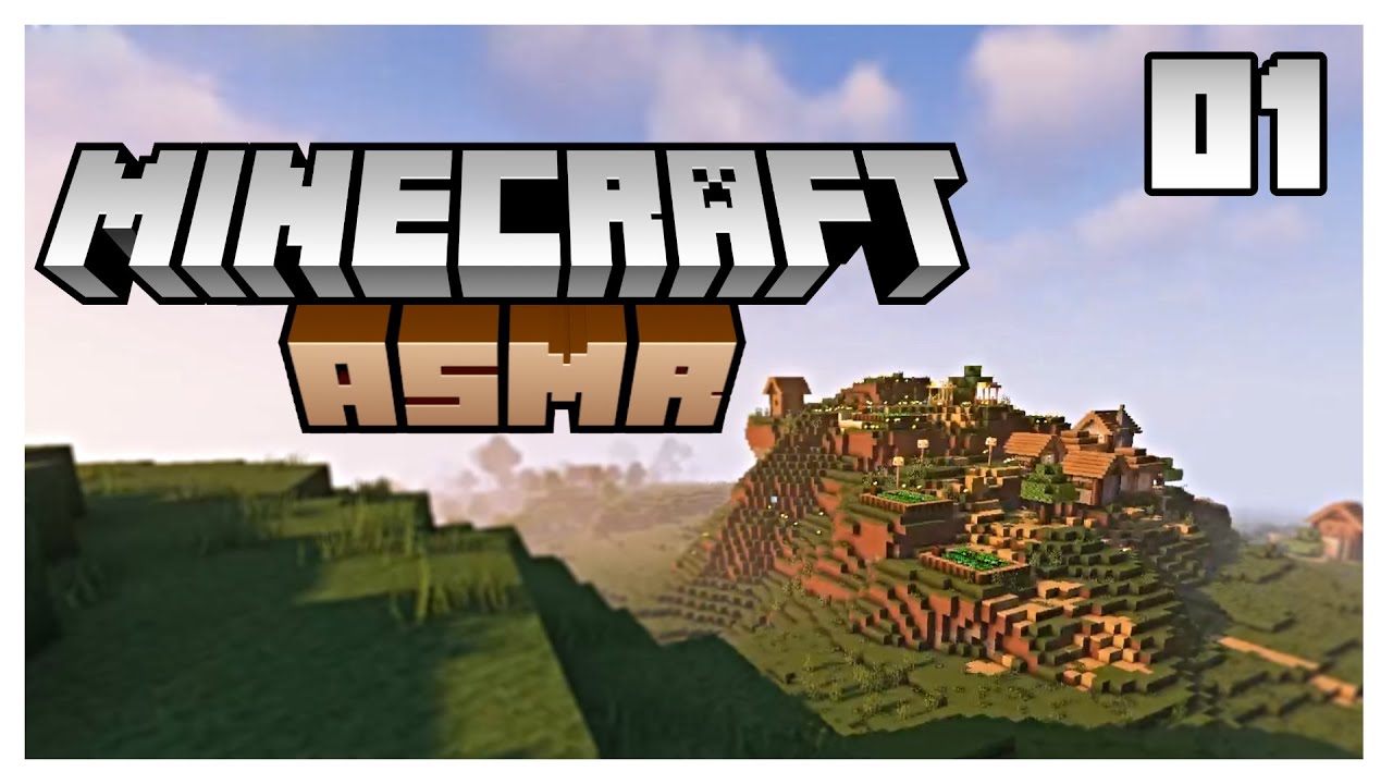 ASMR MINECRAFT Survival #01 -  Digging a Mine
