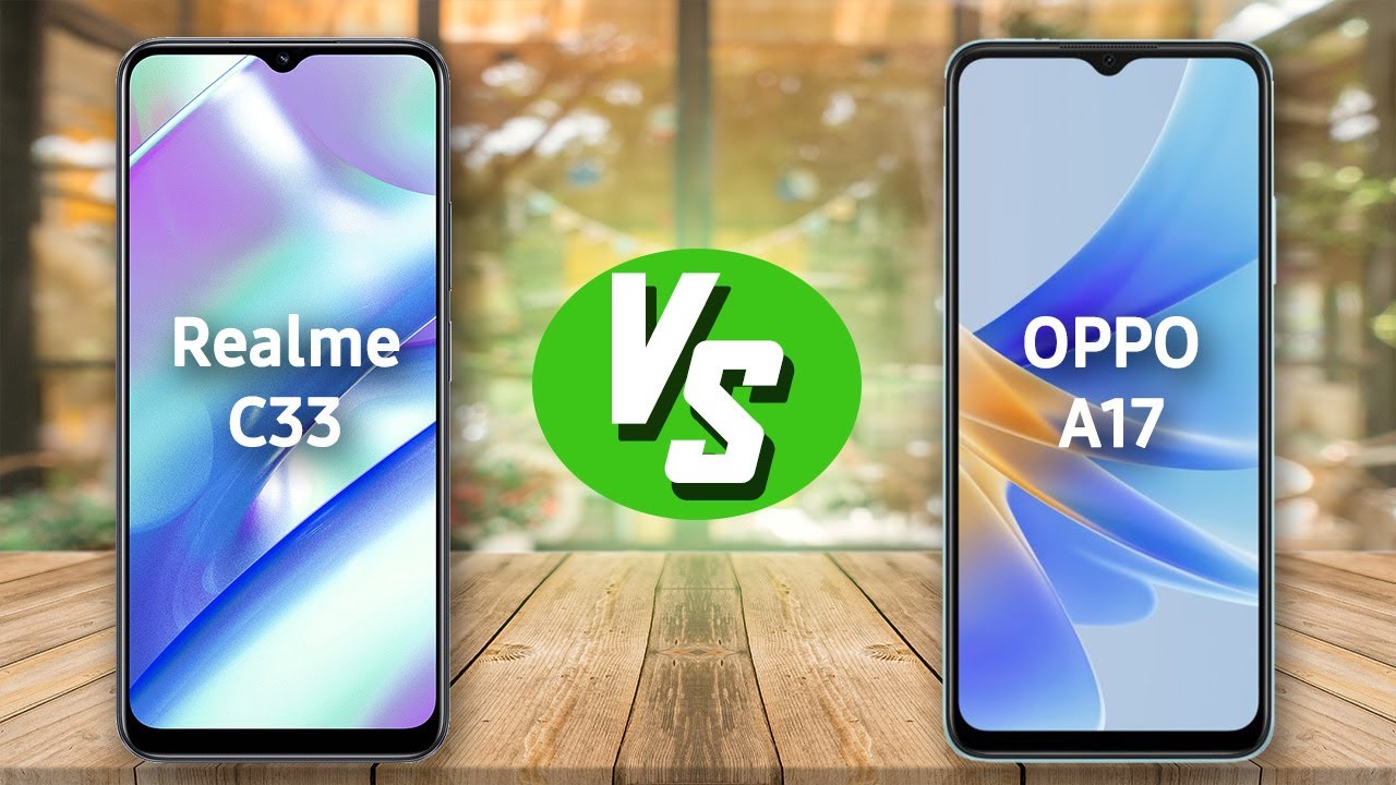 Realme C33 vs OPPO A17 - وحش البطارية 🔥