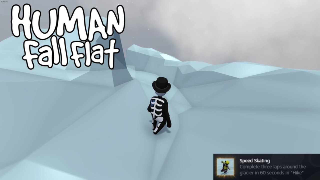 Speed Skating - Complete three laps around the glacier in 60 seconds in 