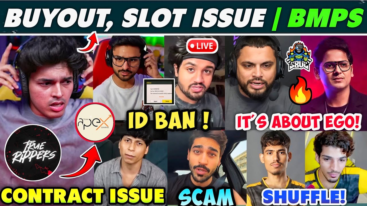 JONATHAN SLOT & HYDRO BUYOUT ISSUE? 🚨, BGMI ID BAN SOLUTION! ✅, S8UL MortaL, Godlike, Scout, BMPS 🎮