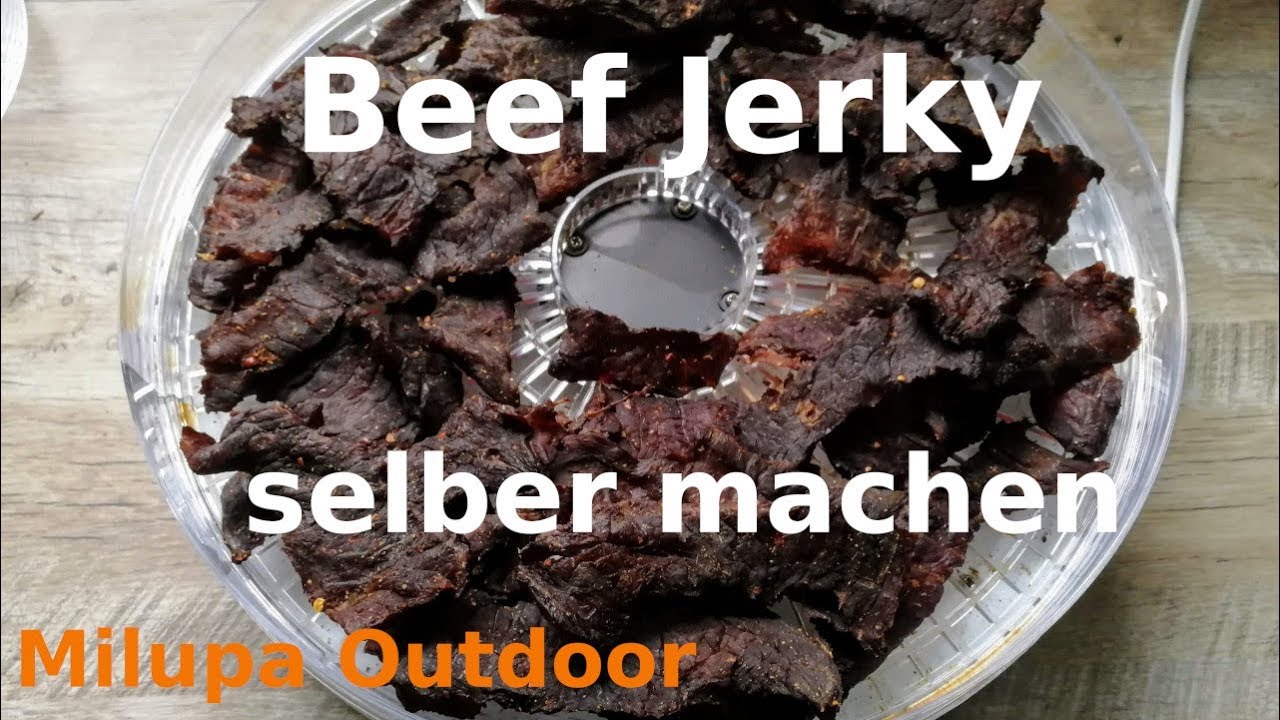 Beef Jerky selber machen, leckerer "Low carb" Snack für unterwegs