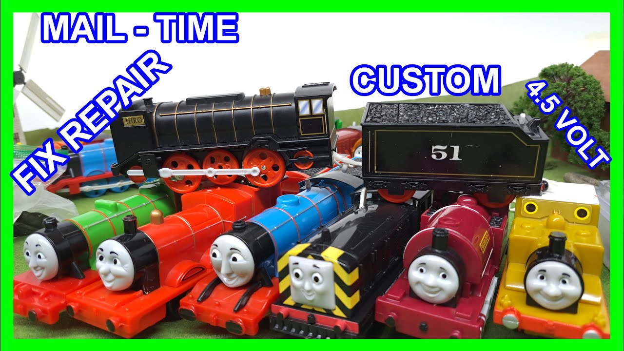 Trackmaster Mail Time, Fix and Repair, Custom 4 5 Volt Hiro, BESMORY