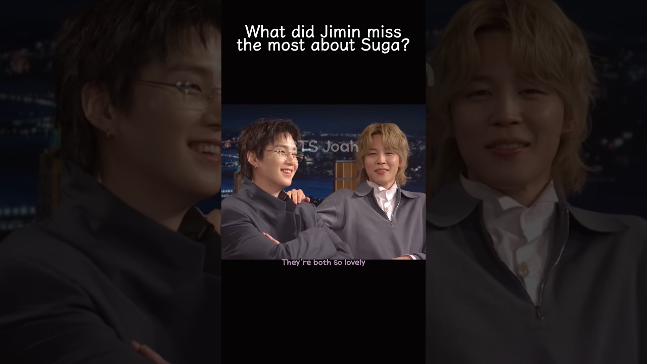 What did Jimin miss the most about Suga? #bts #jimin #suga #btsshorts #yoongi #jimmy