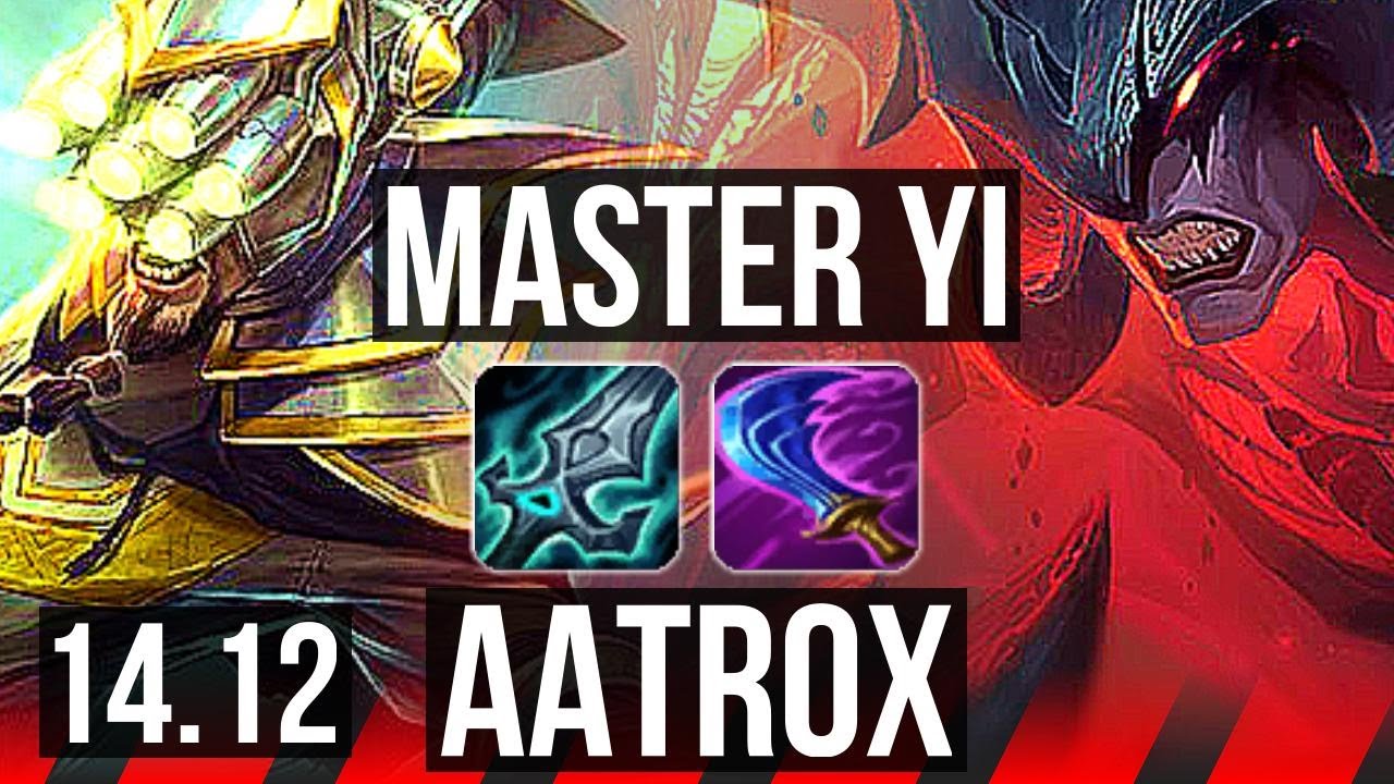 MASTER YI vs AATROX (TOP) | Rank 5 Yi, 8 solo kills, 10/2/3, Godlike | VN Master | 14.12