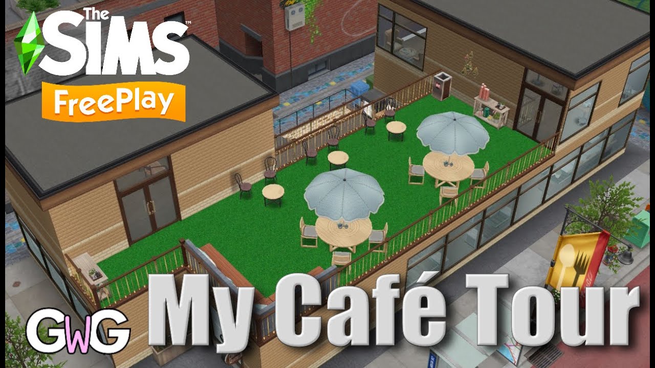 The Sims Freeplay — Экскурсия по моему кафе [MidTown Café]