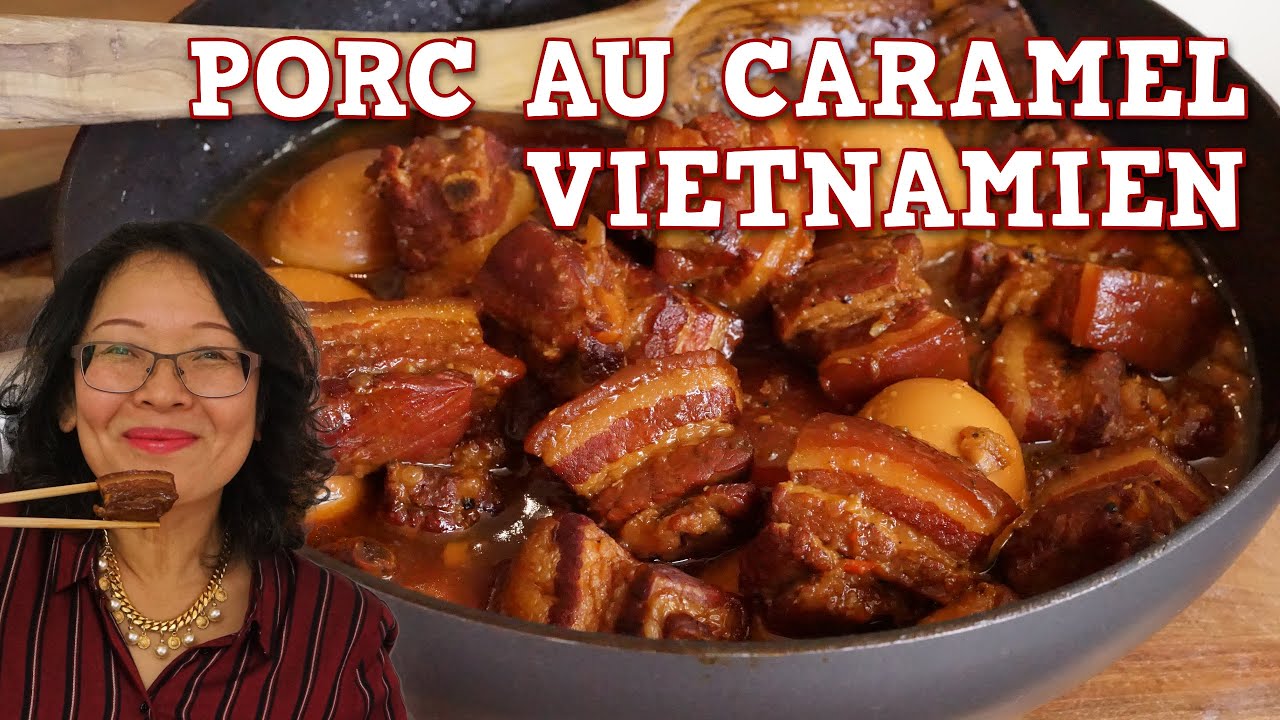 Porc au caramel vietnamien ‘Thịt kho tàu’ : recette facile, version avec du jus de coco