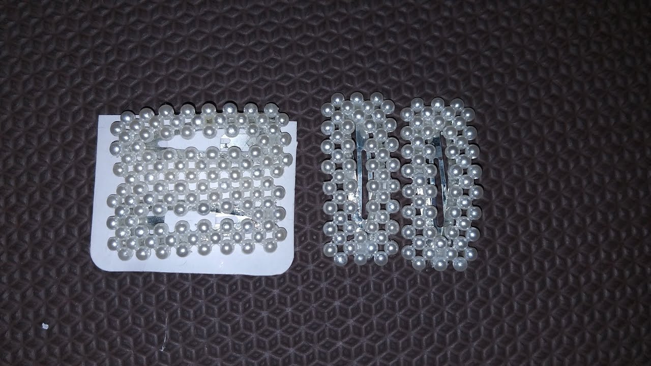 Hair Clips de Perola modelo 1