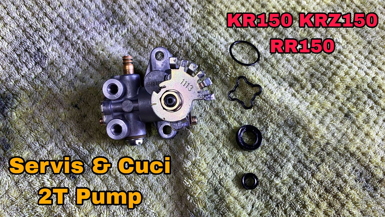 Cara servis & cuci pump 2T KR150 KRZ150 RR150