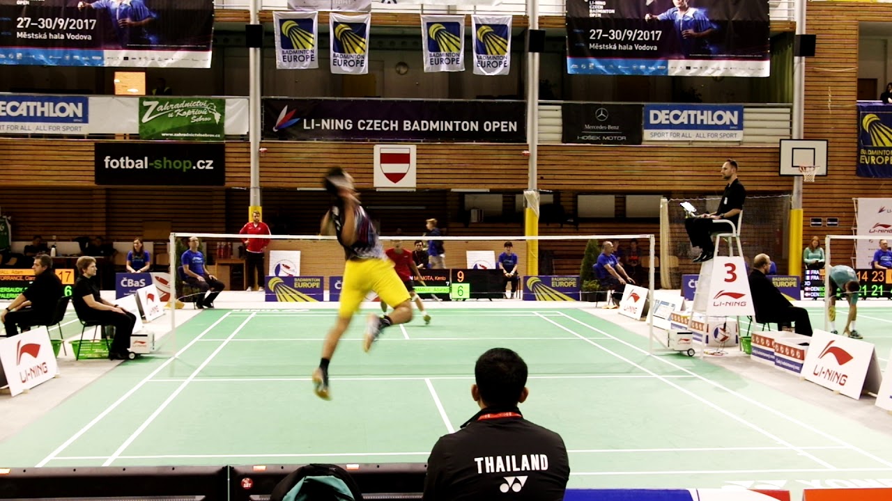 Czech Open 2017 - MS Kento Momota - Adulrach Namkul - 1. game
