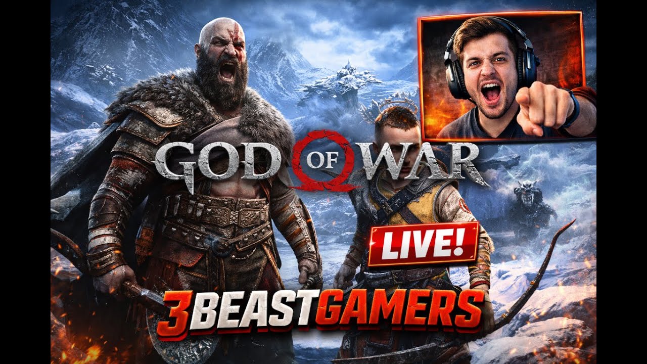 GOD OF WAR ll  DAY 1 II 3 BEAST GAMERS