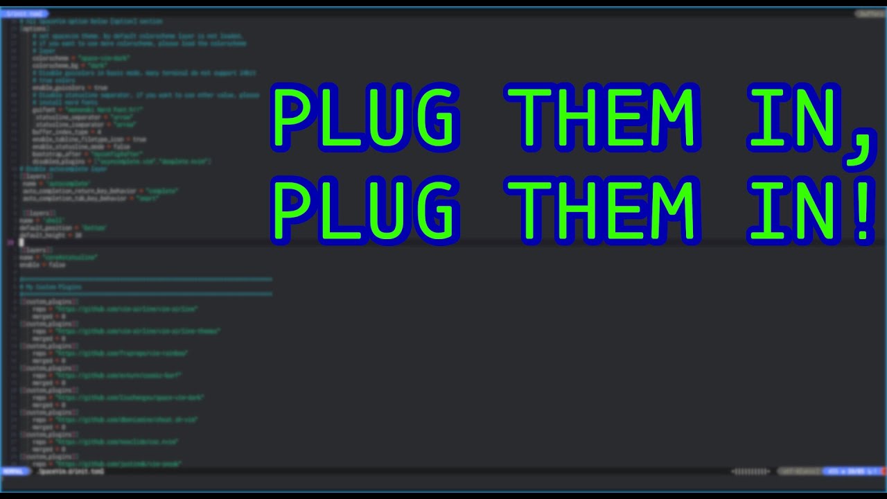 3 GREAT Plugins for SpaceVim!!