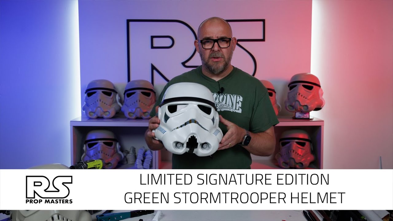 Limited Signature Edition Green Stormtrooper Helmet - RS Prop Masters