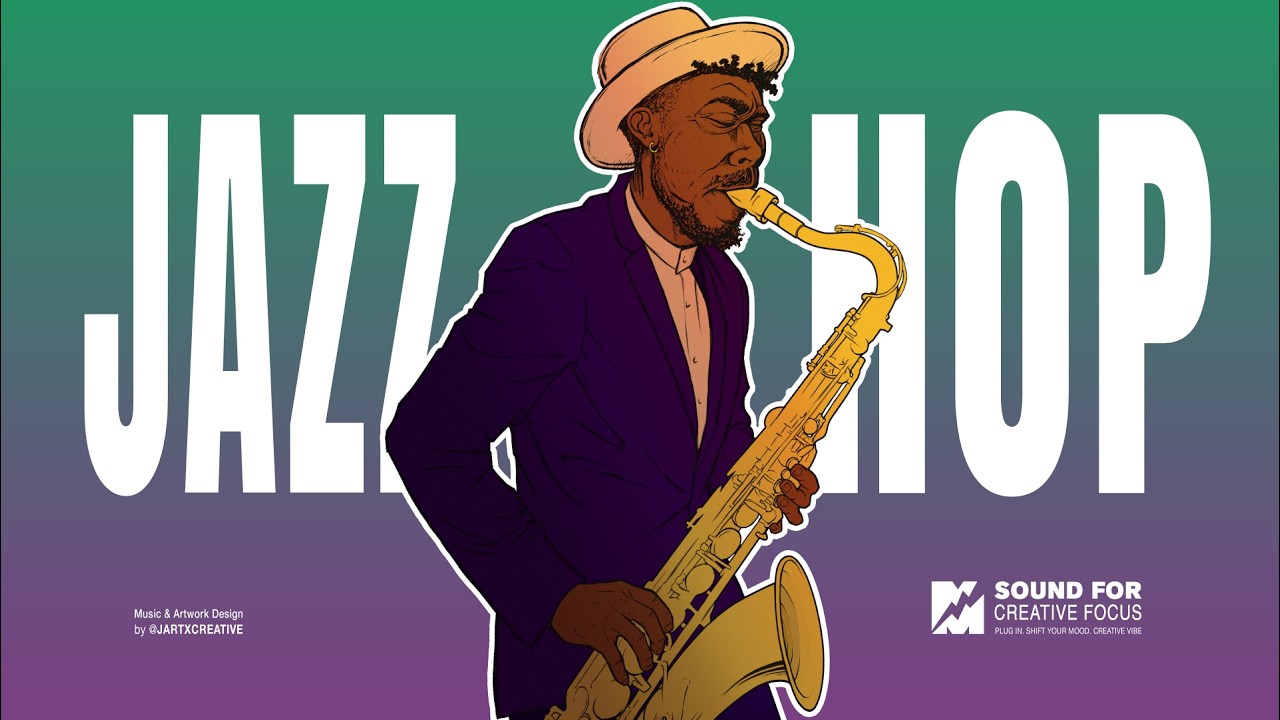 Chill Jazz Hop Session.  Saxophone, Piano & Beats for Café Moments