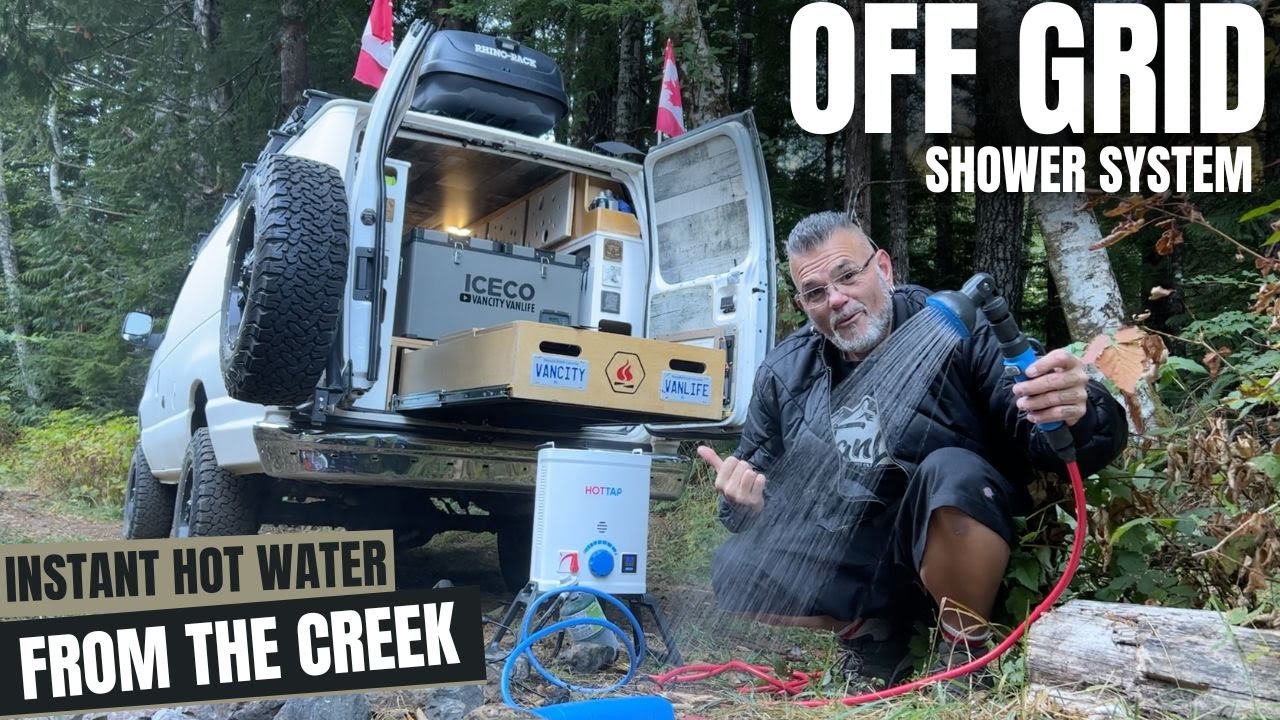 ARE YOU SERIOUS? Hot Running Water While Living OFF GRID IN MY VAN