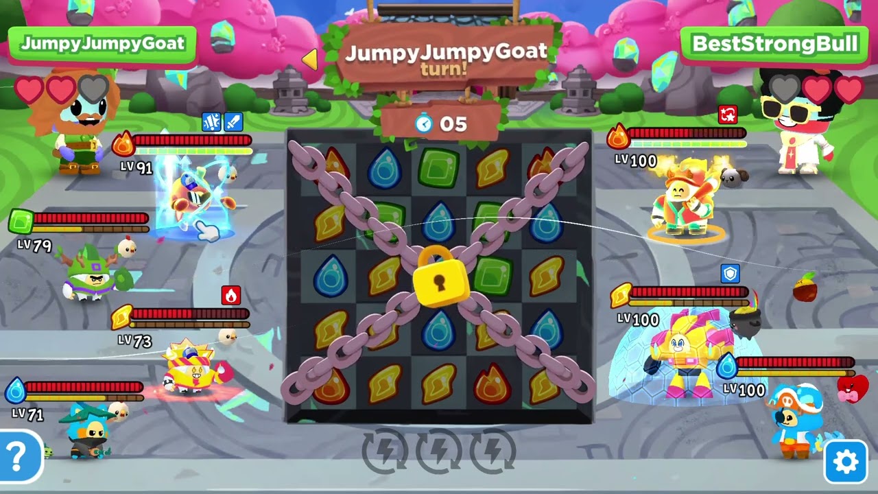 Battling Jullianandsam in boddle