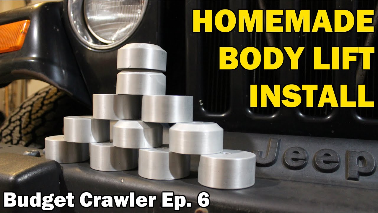 Ultimate DIY BODY LIFT for a JEEP WRANGLER TJ | Budget Crawler Ep. 6
