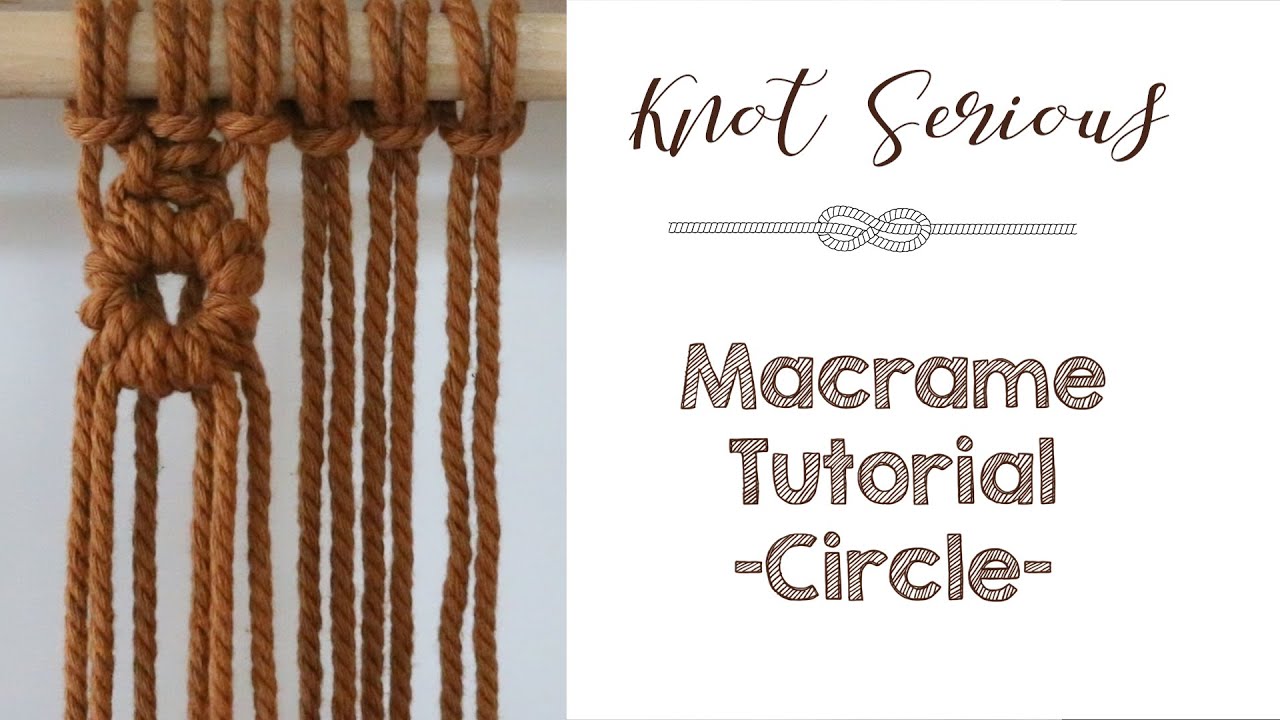 DIY Macrame Tutorial | No. 20 Circle