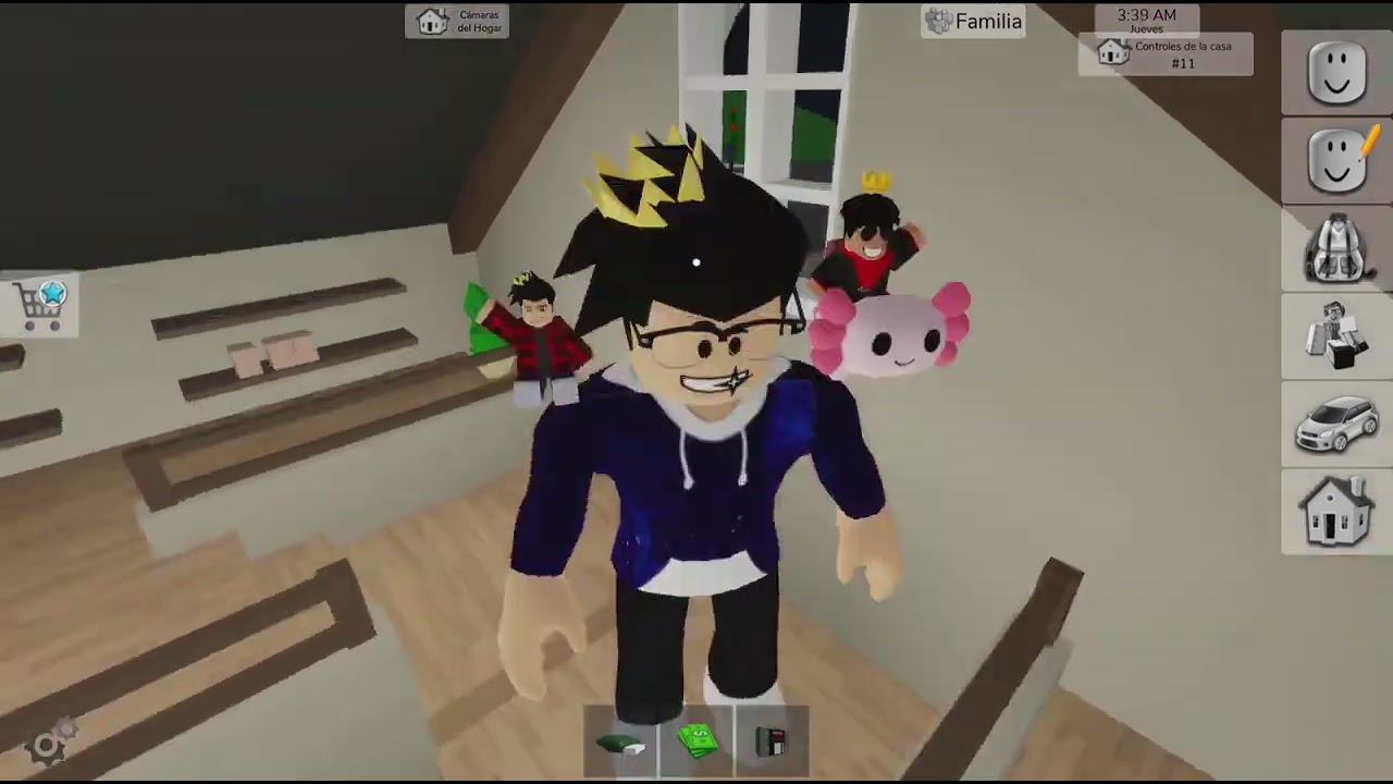 Jugando a los ladrones otra vez en Brookhaven #lucasgamer_rb 