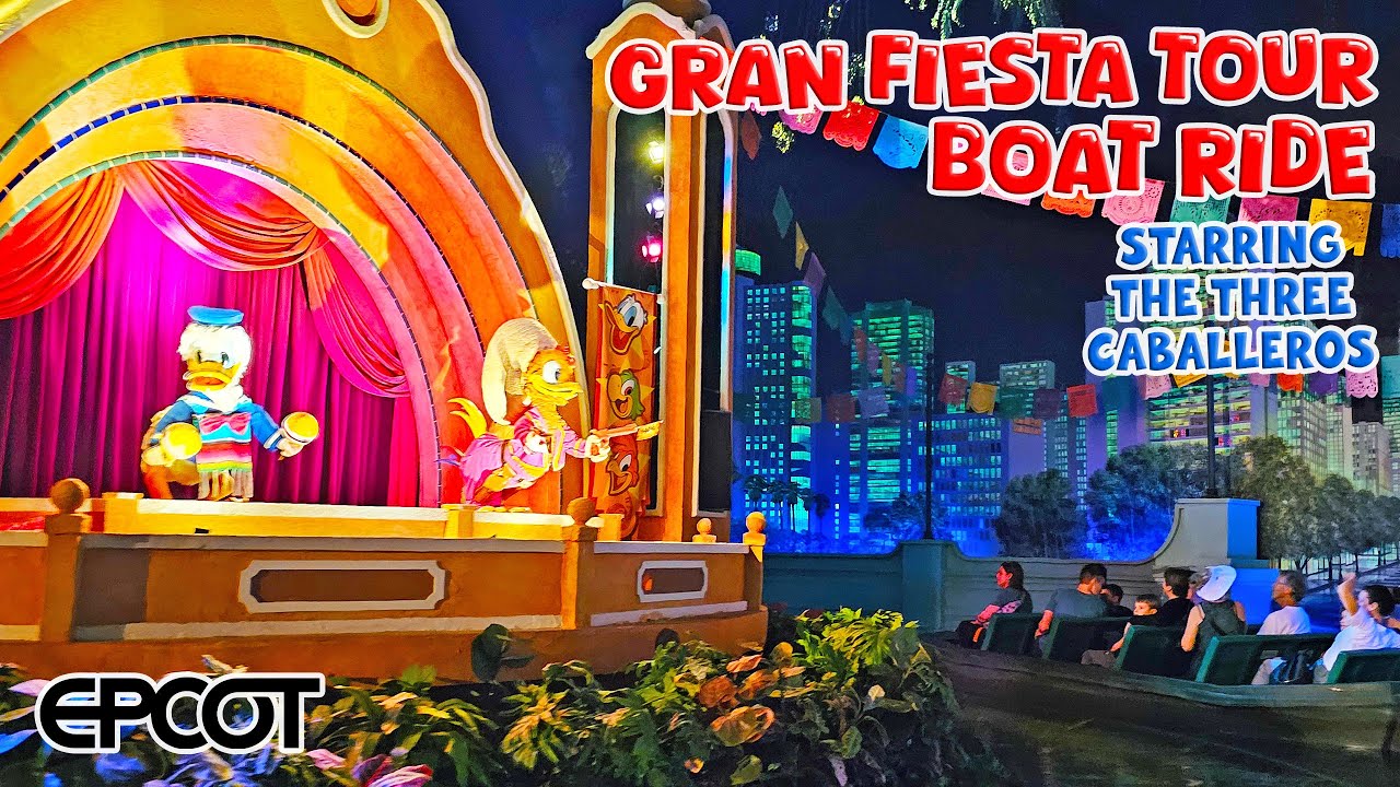 Gran Fiesta Tour Starring The Three Caballeros at EPCOT Walt Disney World (Aug 2024) [4K]