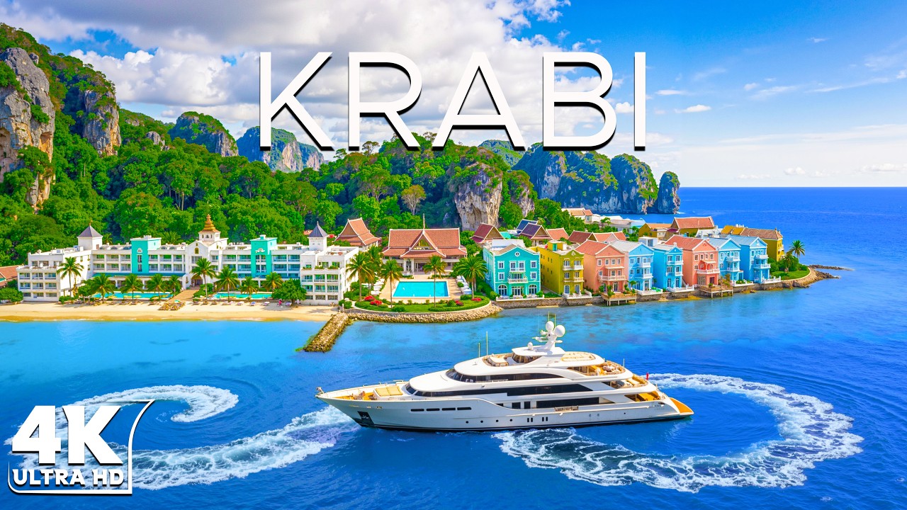 [4K] Krabi - Serene Blue Waters & Relaxed Beach Moods | Deep House Chill