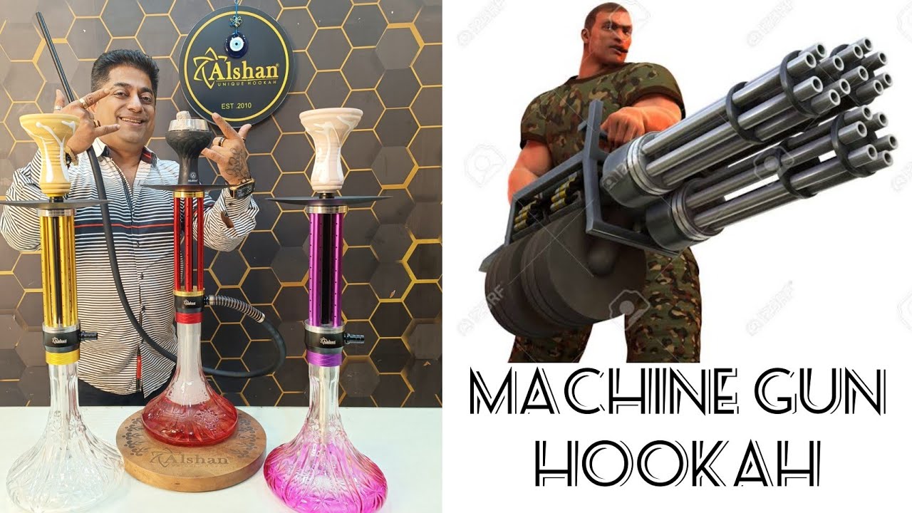 Machine Gun Hookah 😳💨 | Bullet Shot Smoke | Shisha3Sixty Flavour | Must Watch #viral #shisha #hookah
