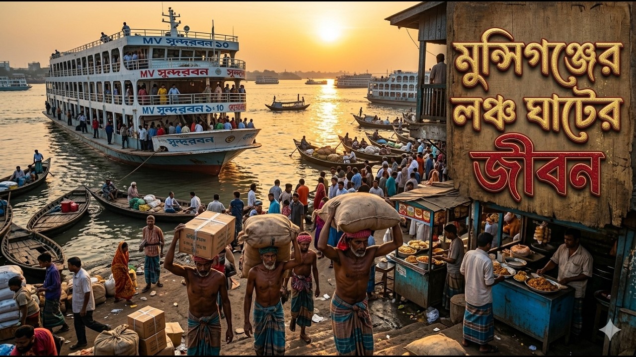 মুন্সিগঞ্জ | লঞ্চ ঘাটের জীবন | ঢাকা থেকে এক দিনে ঘুরে আসুন মুন্সিগঞ্জে | Day Tour Near Dhaka
