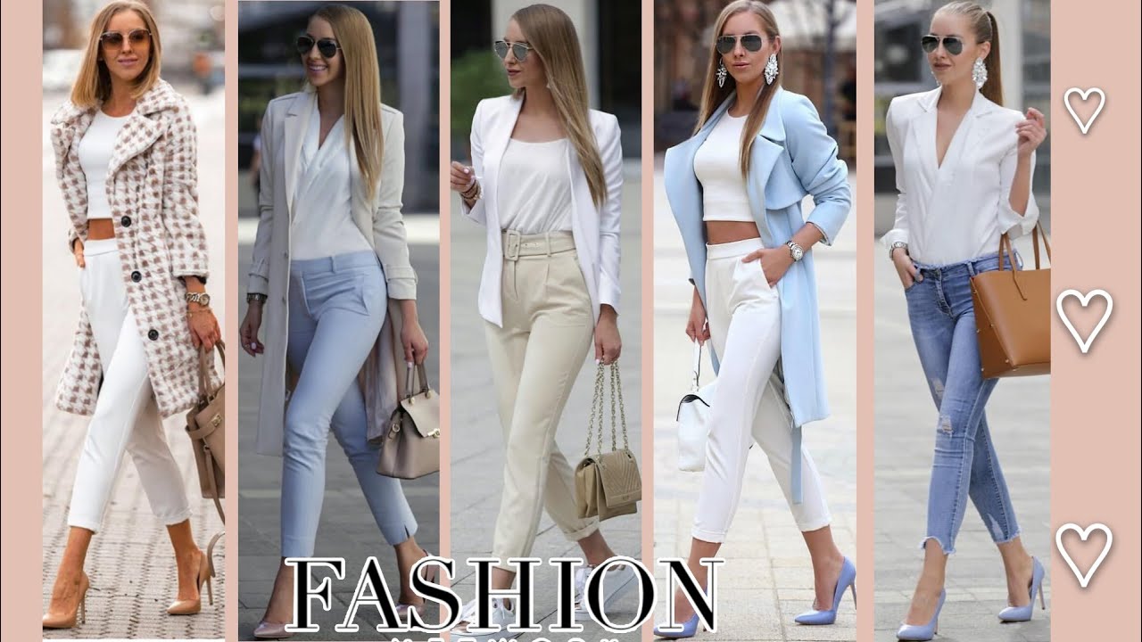 Pantalones de Moda 2021 Mujer 🖤Outfits en Tendencias con Pantal&oacute;n de Moda 2021