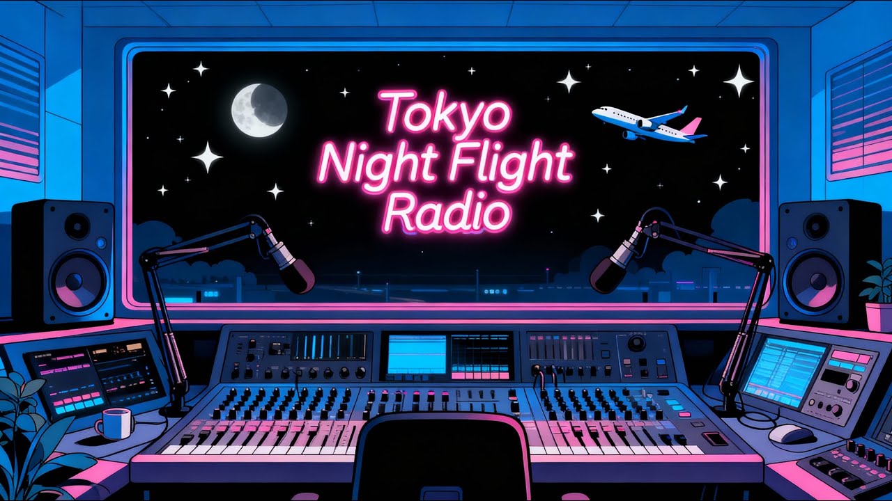 # 176 Tokyo Night Flight Radio | Lo-fi World Fusion Grooves | Cross-Cultural Soundscape