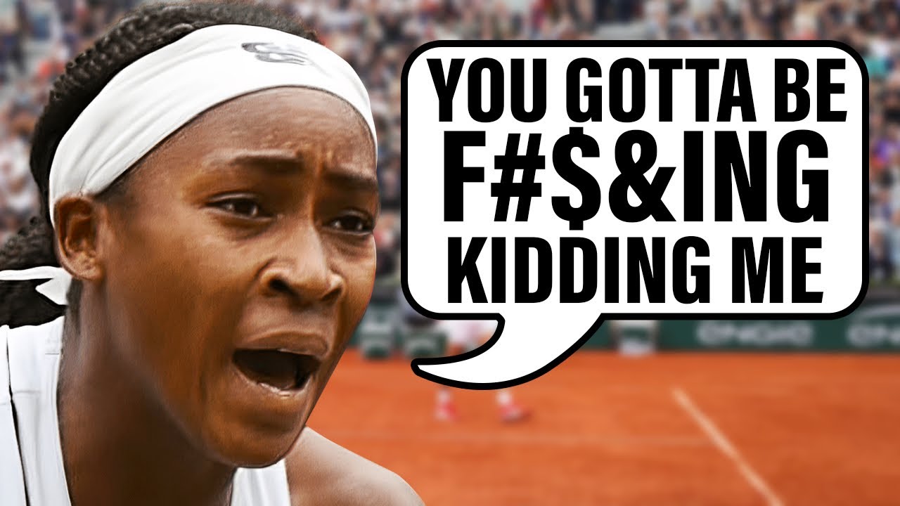 Top Moments Coco Gauff Lost Her Cool (CRAZY MOMENTS&hellip;..)