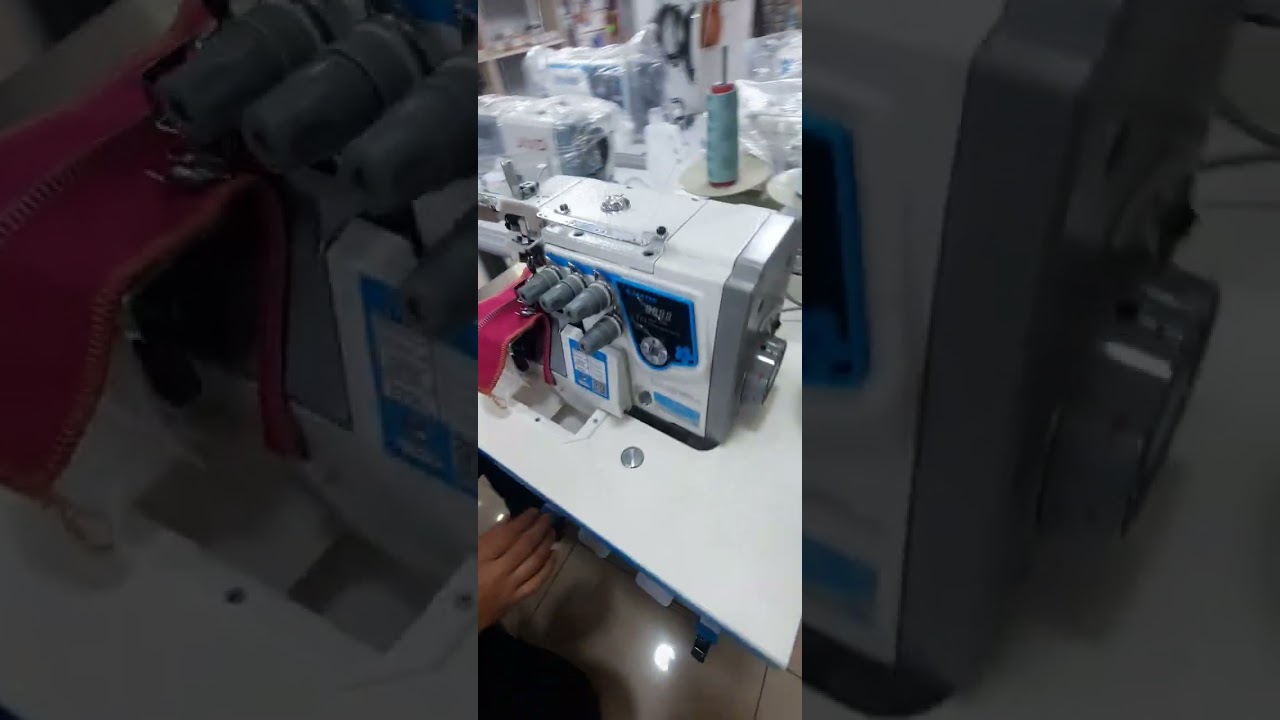 Jaktek kafadan motorlu overlok çalışma sı