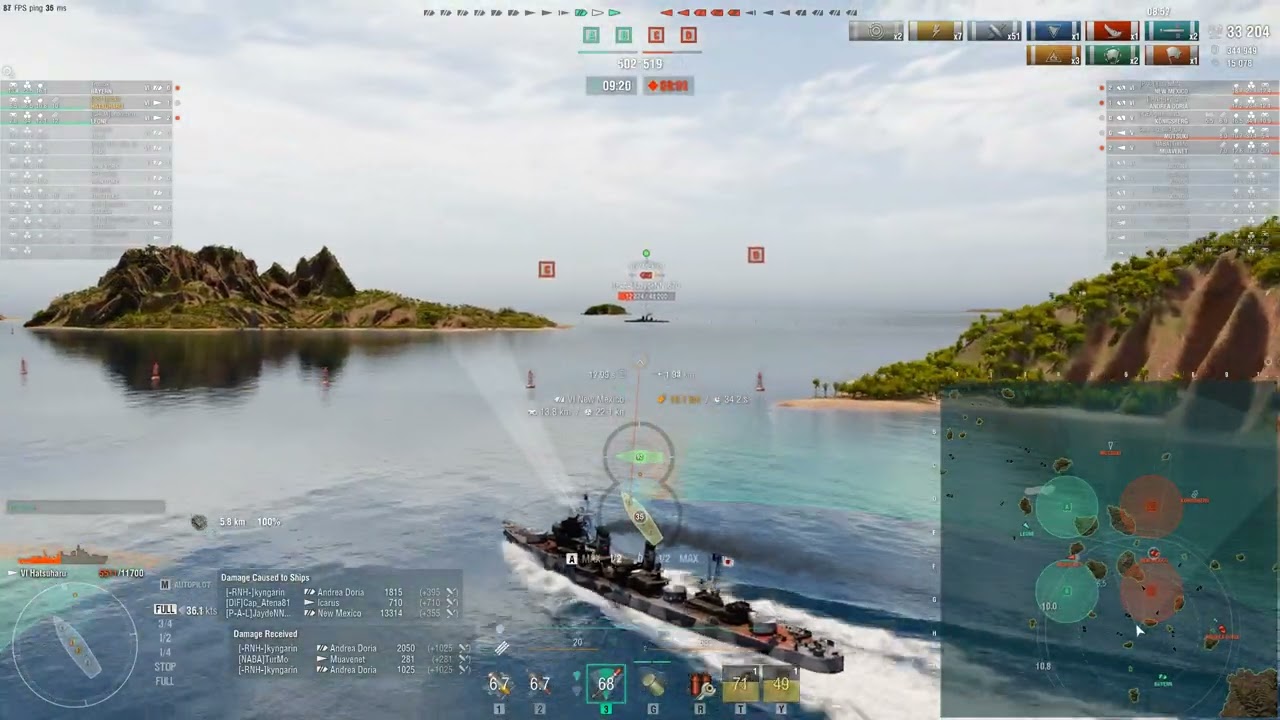 World of warships - Hatsuharu solo warrior