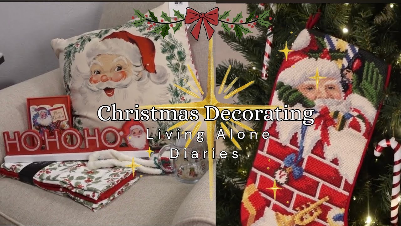Decorating My Apartment for Christmas 🎄 LIVING ALONE DIARIES ✨ Decor, Bath and Body Works Haul ☃️
