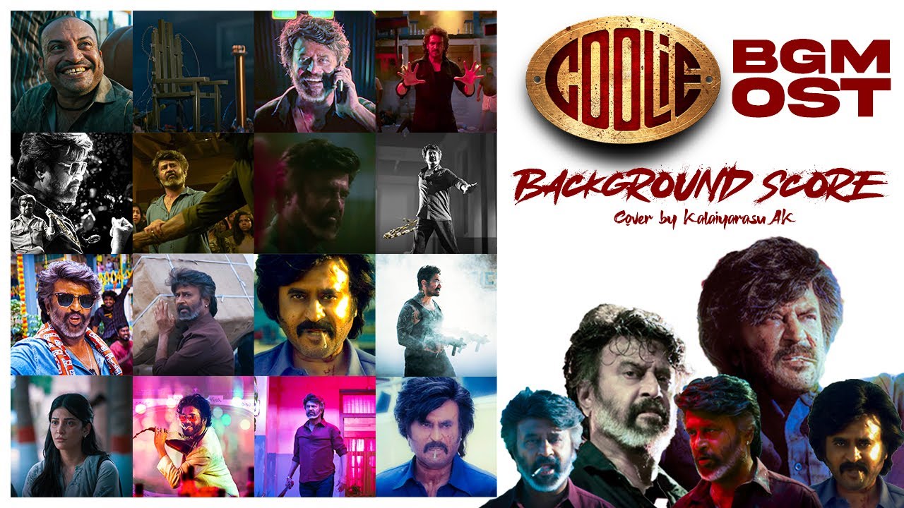 Coolie - BGM OST | Coolie BGM Jukebox | Cover | Superstar Rajinikanth | Anirudh | Kalaiyarasu AK
