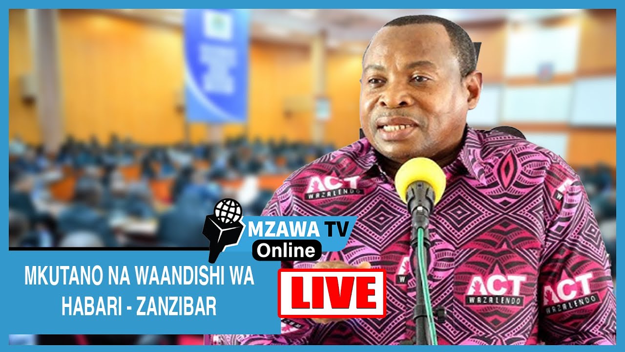 🔴LIVE: ACT WAZALENDO WATOA TAMKO MUDA HUU KWENYE MKUTANO WA HADHARA ZANZIBAR