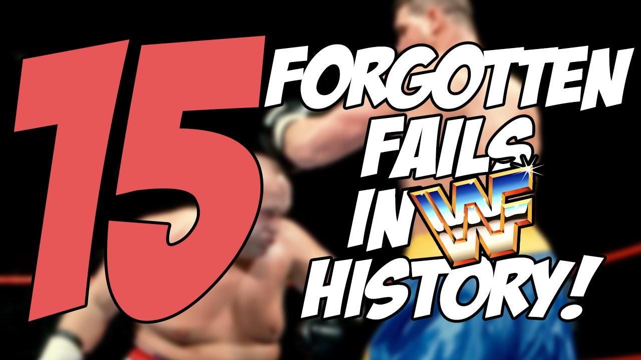 15 Forgotten FAILS in WWE History!