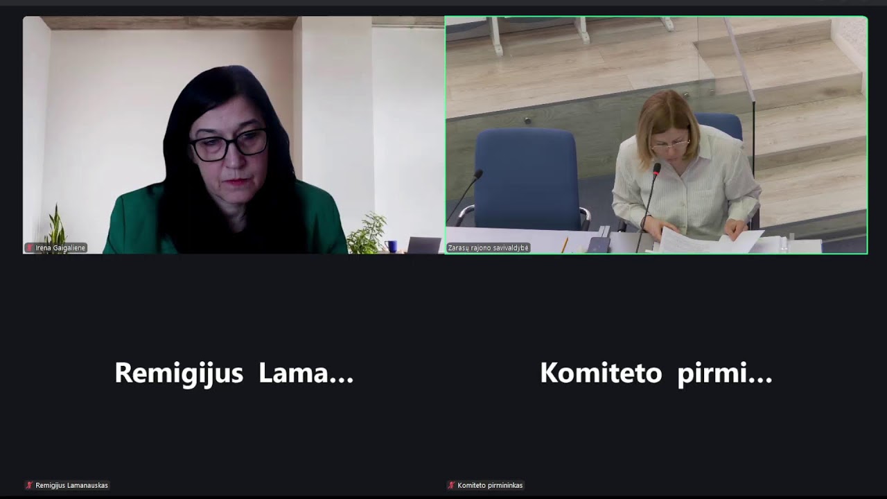 Zarasų rajono savivaldybės tarybos socialinio komiteto posėdis (2026-03-17)