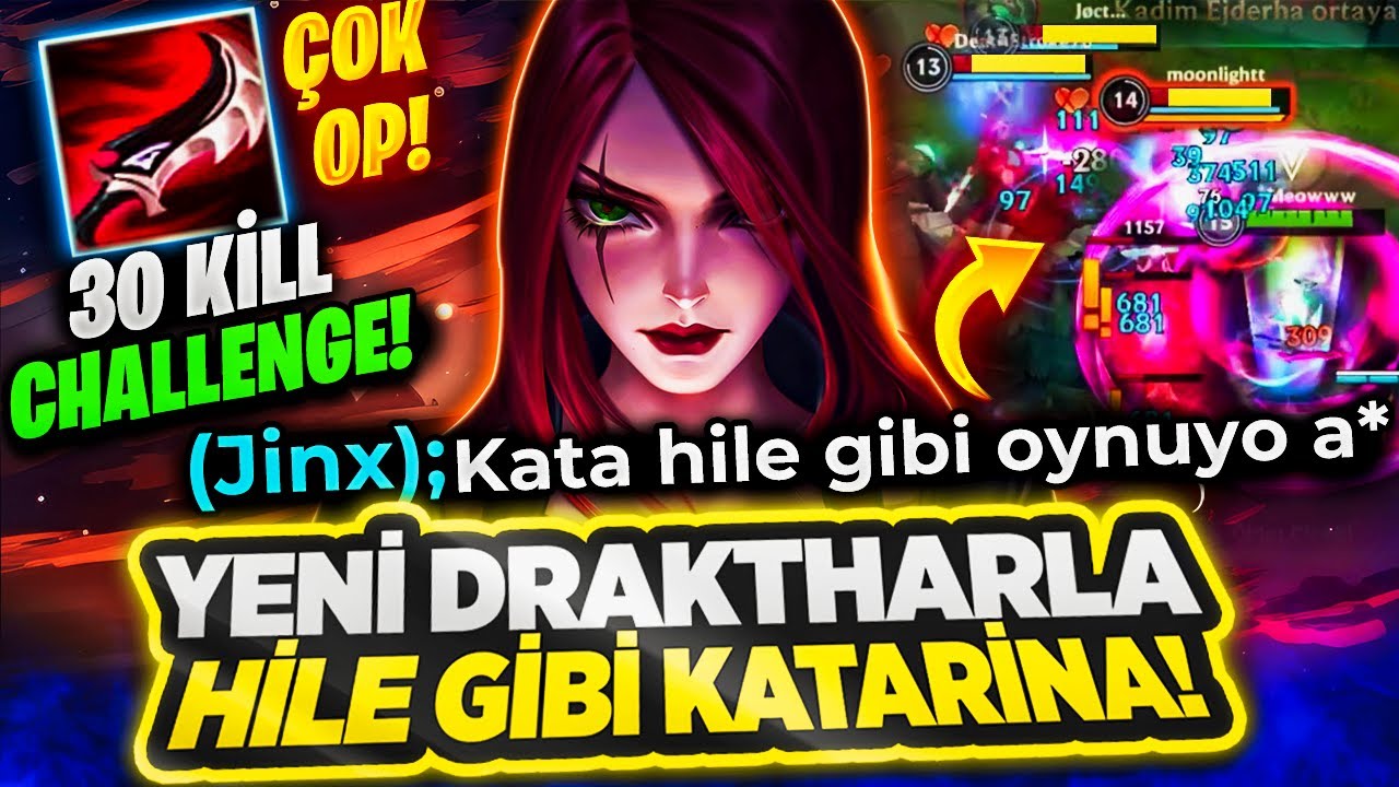 KATARİNA YENİ DRAKTHARLA HİLE GİBİ HASAR! İNANAMAYACAKSINIZ! AD KATARİNA? @shimawr